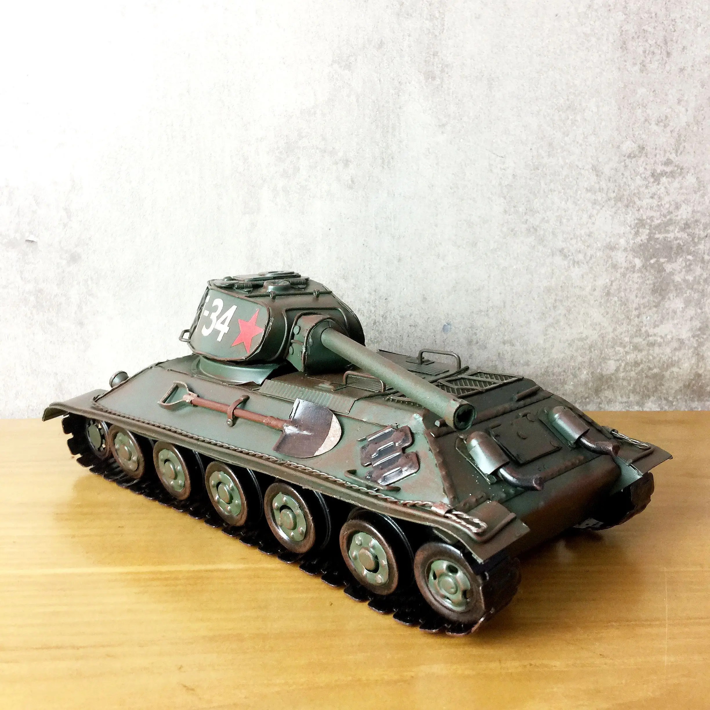 

Car-Model-Toys Military Vehicles Tanks Collectible Decor Die Cast Collectible Crafts Collection Ironwork Handicraft