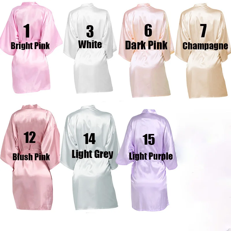 Hen Party Bridal Party Robes  Custom Flower Print Team Robes Personalized Bridesmaid Robes gift Wedding Satin Dressing Gown