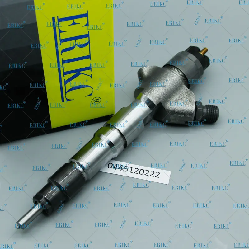 ERIKC 0 445 120 222 Common Rail Injector 0445120222 Diesel Fuel Nozzle Sprayer 0445 120 222 For WEICHAI 612600080964 0986AD1002