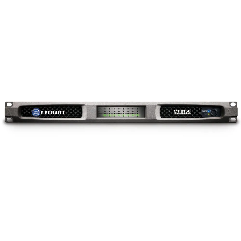 Crown Audio CT8150 8-Channel Rackmount Power Amplifier (125W/Channel at 8 Ohms)