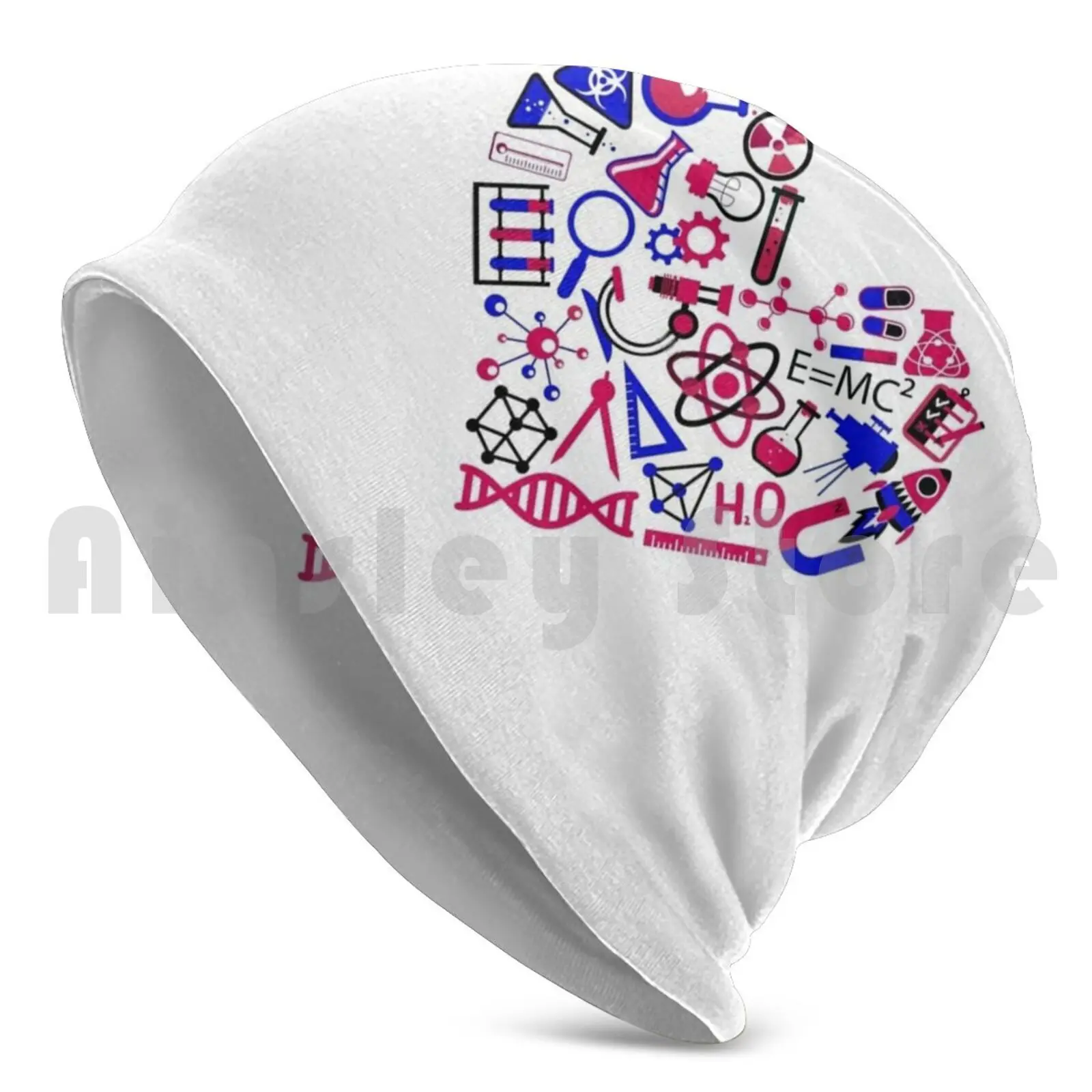 Chemistry Lover Beanie Hedging Cap DIY Print Cushion Nerds Scientific Chemistry Teacher Funny Chemistry Cute Science