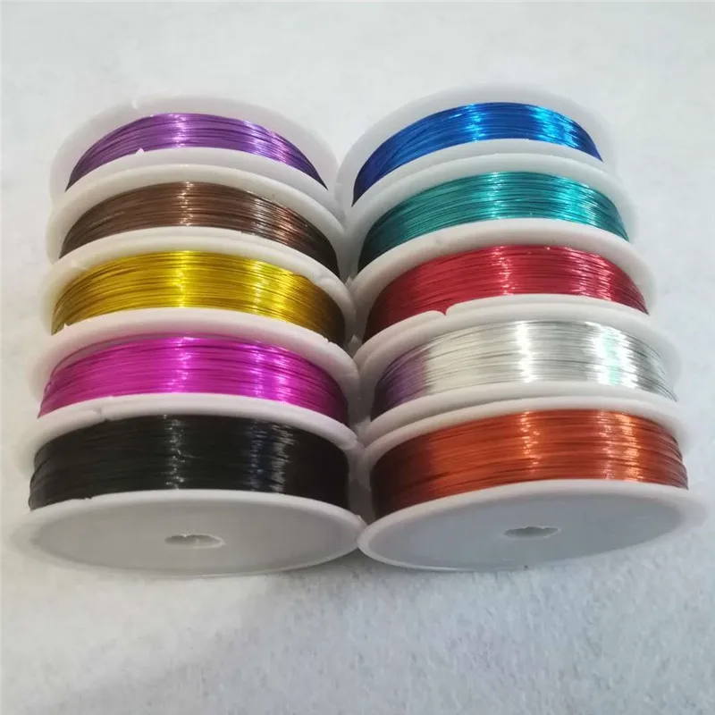 Color Fine Iron Wire Diy Craft Materials Binding Cable Model Accessories Tie Flower Making Floral Christmas Decoration Iron Wire