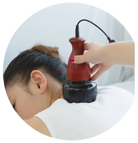 Meteorite electric heat meridian brush dredge instrument scraper power tiger thin body brush push back open back massage