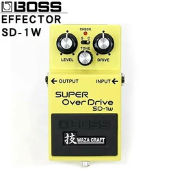 Boss overdrive sd-1w super single block distortion guitar comprehensive effect device new pedal