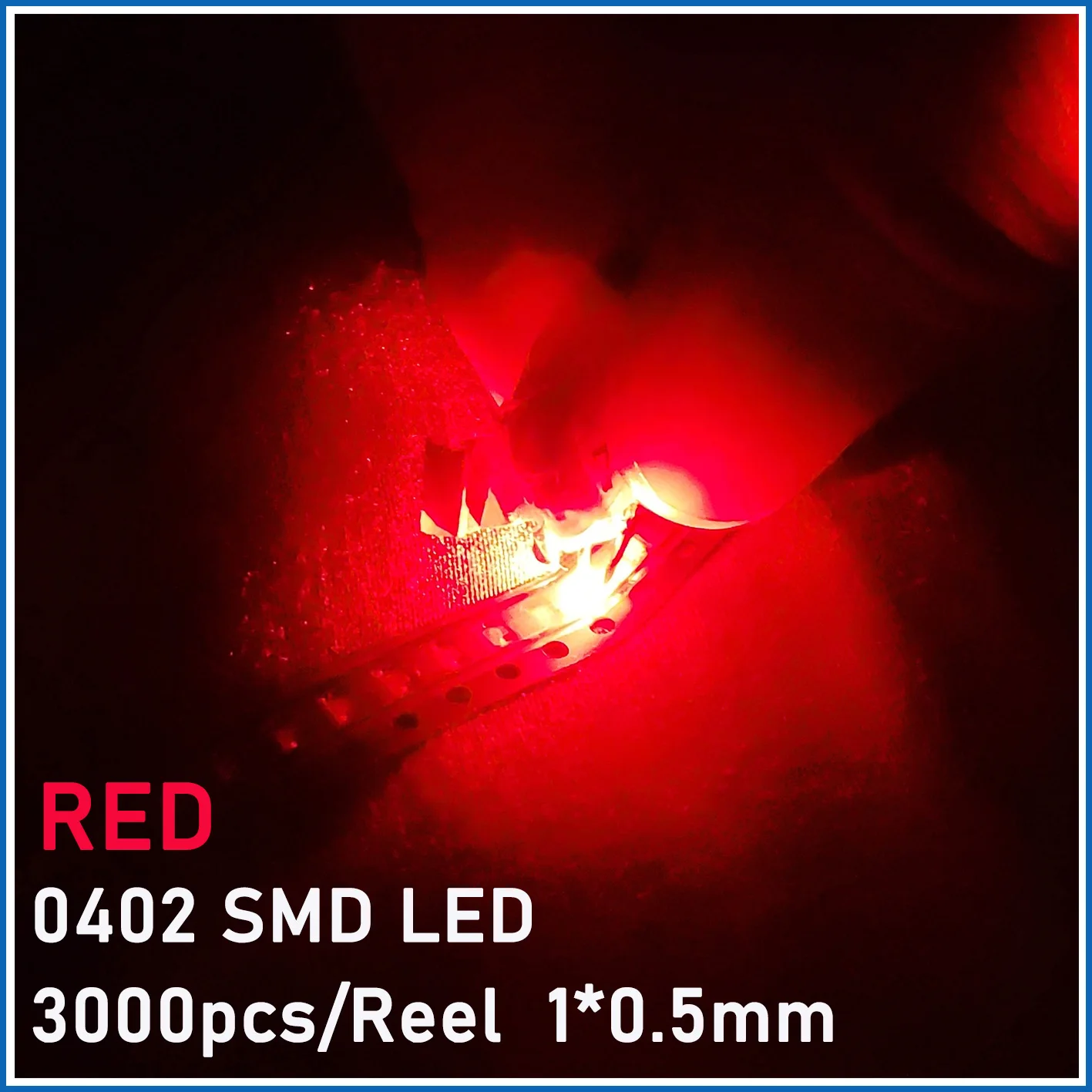 Smd led 3000 0402 vermelho branco rosa roxo azul amarelo vermelho laranja luz alta gelo branco quente jade verde puro e transparente com 1005 peças