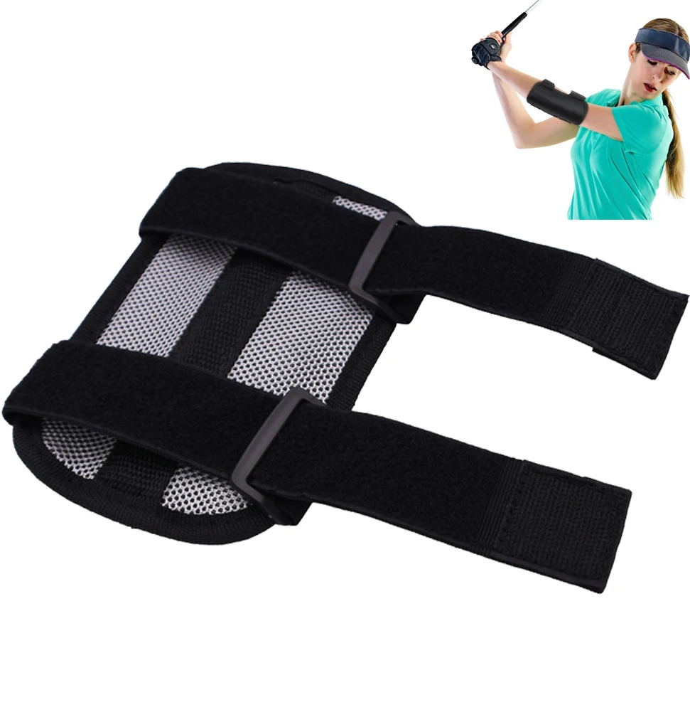 Ayuda de entrenamiento de Swing de Golf, entrenador de Swing de codo, brazo recto, Ayuda de entrenamiento de Golf con sonido tik-tok para