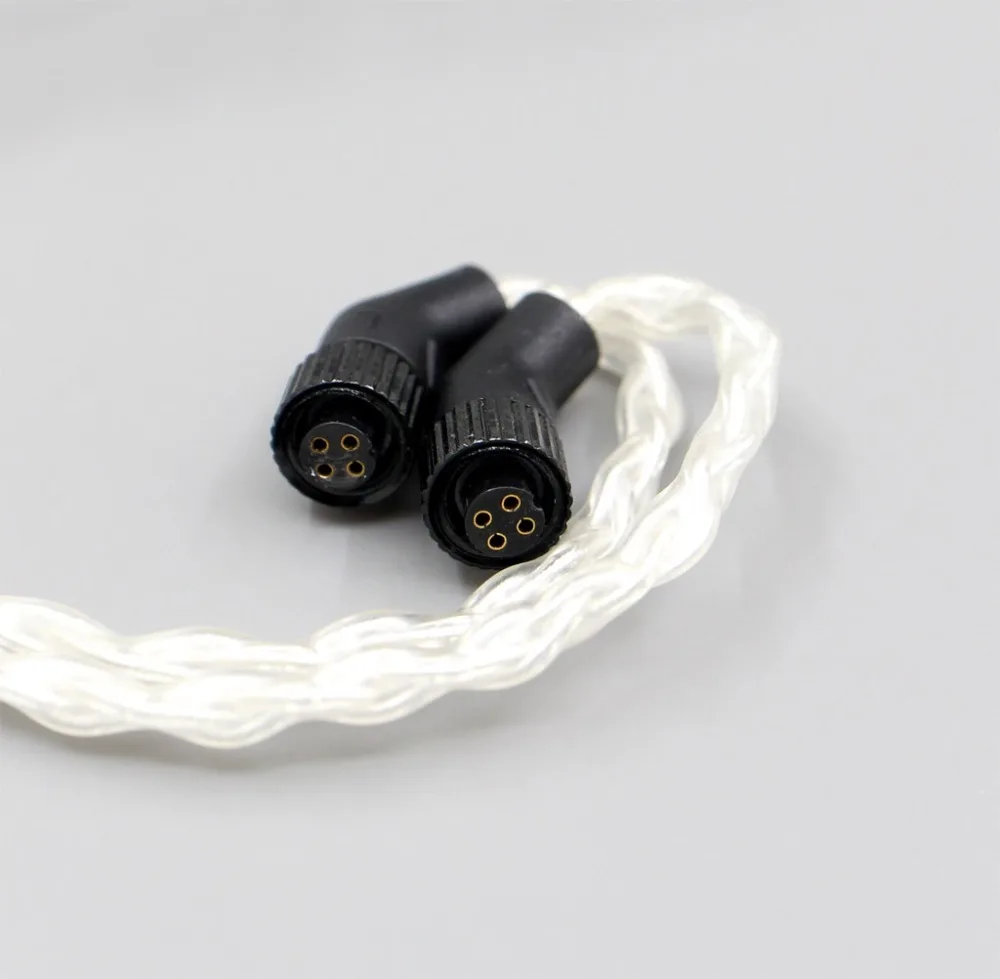 Cable de auriculares LN006404 de 8 núcleos, accesorio de plata pura 99% para AKR03, Roxxane, JH Audio, JH24, Layla, TAD, AK380, AK240, Jerry, Harvey, JH13v2 Pro