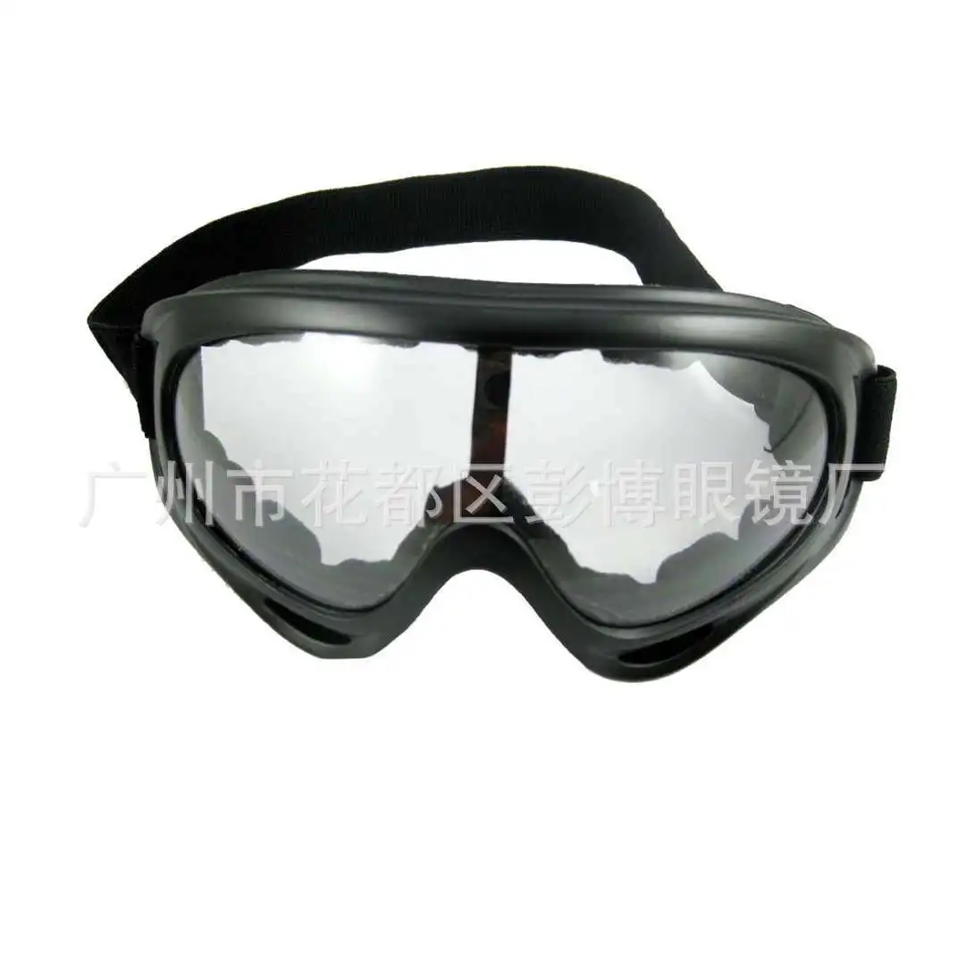 Protective Glasses Anti-Fog Goggles Anti-Spitting Splash Labor Safety Windproof Transparent X400 without Sponge