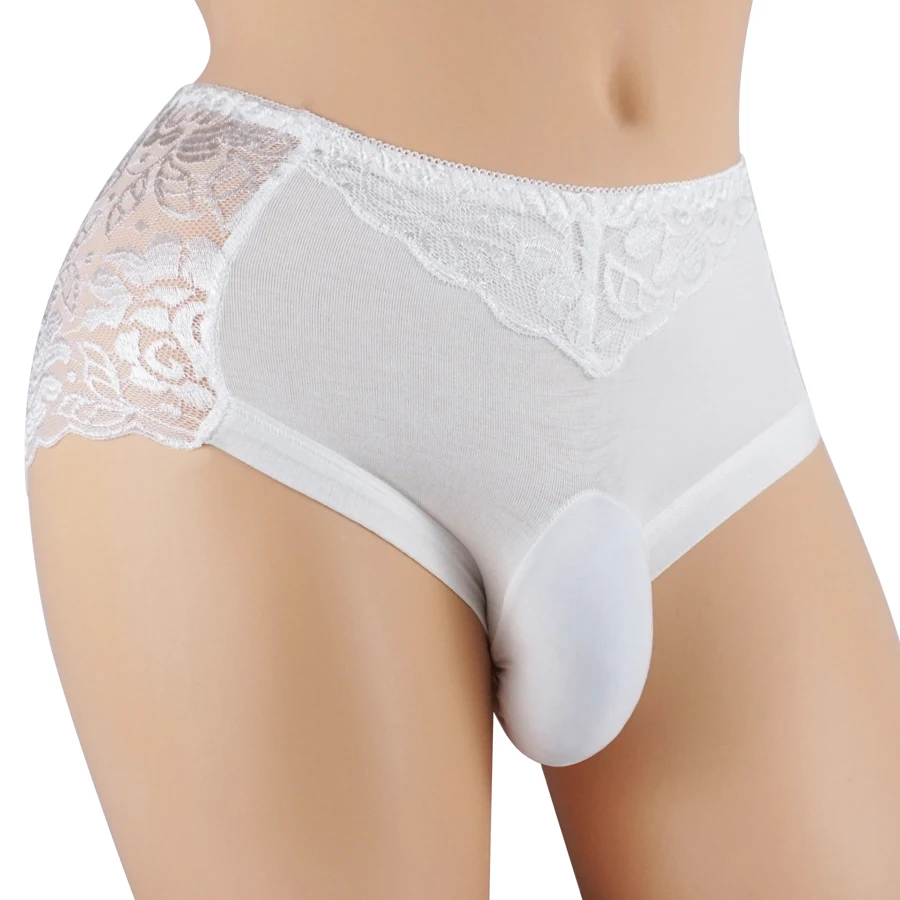 Cuecas masculinas sexy de luxo, cueca de renda respirável para homens, transparente, tamanho grande, bolsa em forma de u, cueca gay