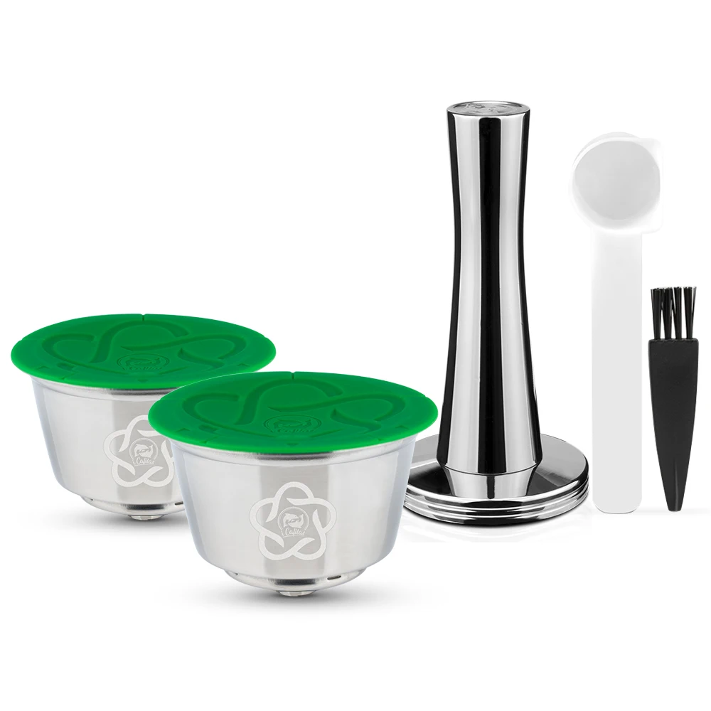 Kaffeekapsel für Dolce Gusto Mini Me wiederverwendbare Kaffeekapsel Piccolo XS Pods Edelstahl Crema Filter icafilas