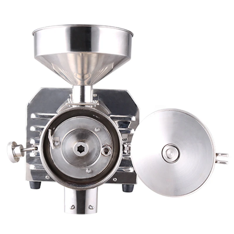 Moulin à grains électrique en acier inoxydable, rectifieuse ultrafine, meulage à sec commercial, poudre, sportKW