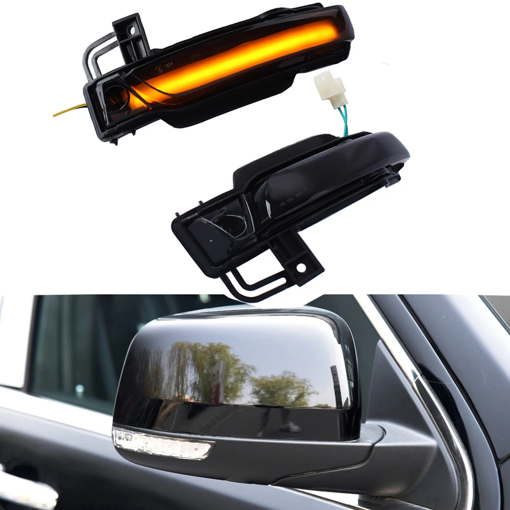 

For JEEP GRAND CHEROKEE WK2 2010 2011 2012-2020 LED Dynamic Turn Signal Light Indicator Rearview Mirror Blinker Repeater Lamp