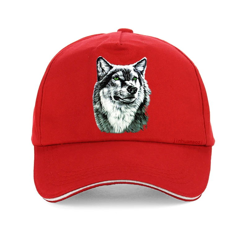 Mężczyźni zwierząt 3D nadruk wilka czapki baseballowe Hip-Hop Trucker Unisex odkryty Sport Sunhat kobiety oddychające Snapback dostosować kapelusz