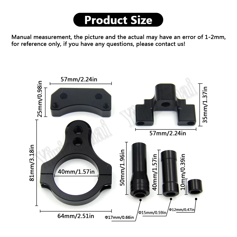 Cnc Motorcycle Damper Steering Stabilize Damper Bracket Mounting Holder Kit For YAMAHA YZF R3 YZFR25 MT-03 MT-25  2013-2016