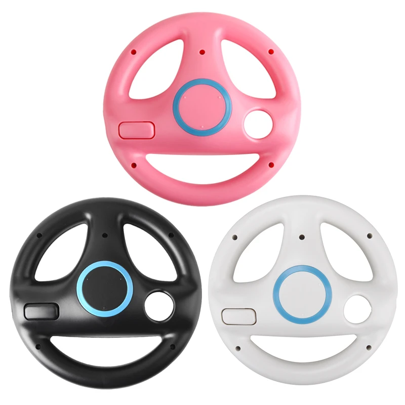 Handle Grips Racing Wheel Controller 3 Color Racing Games Nintendo Wii Remote Controller Grip Racing Wheels Gamepad Accessories