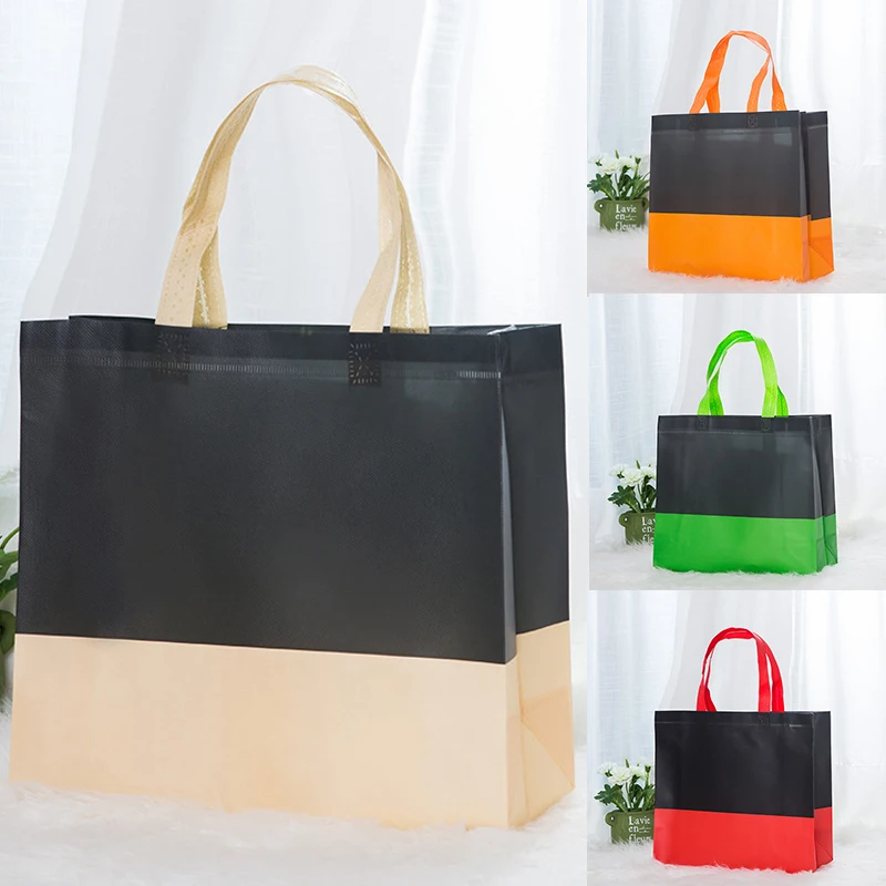 2020 New Reusable Tote Shopping Bag Handbag Large Folding Grocery Bag Convenient ecological Storage Foldable Storage cloth