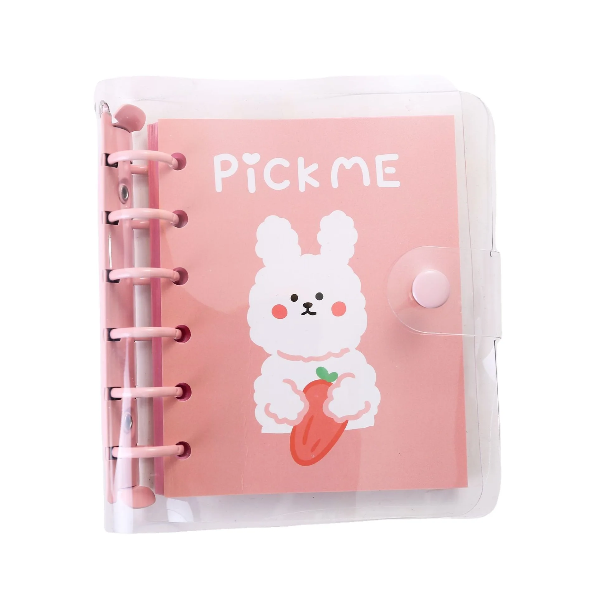 Sharkbang A7 Ring Notebook Transparent Kpop PhotoCards Idol Book Sky Refill Paper Loose Leaf Journal Bullet Dairy Agenda Planner