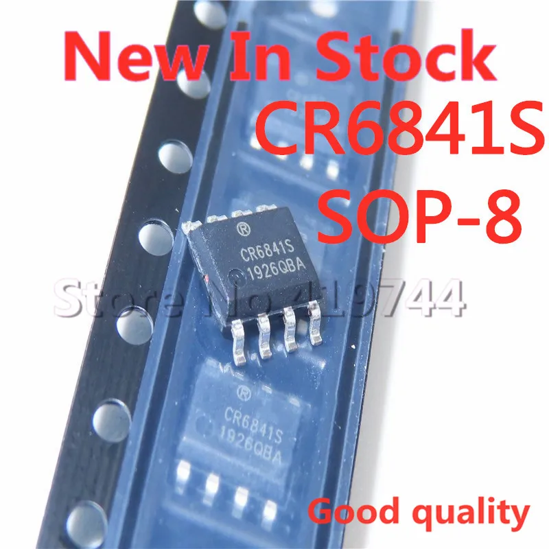 

5 шт./лот CR6841 CR6841S SMD SOP-8 вторичный боковой ШИМ-контроллер в наличии новый оригинальный IC