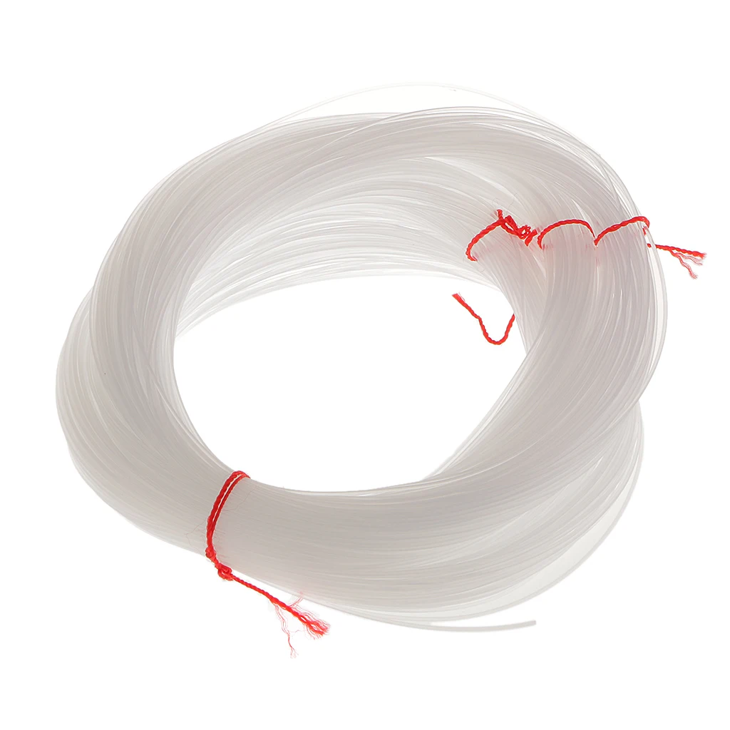 100 Meters Clear Nylon String Thread 1mm Dia. Fishing Line for Boat/Cast Fishing with the Thick Line Diameter -Clear