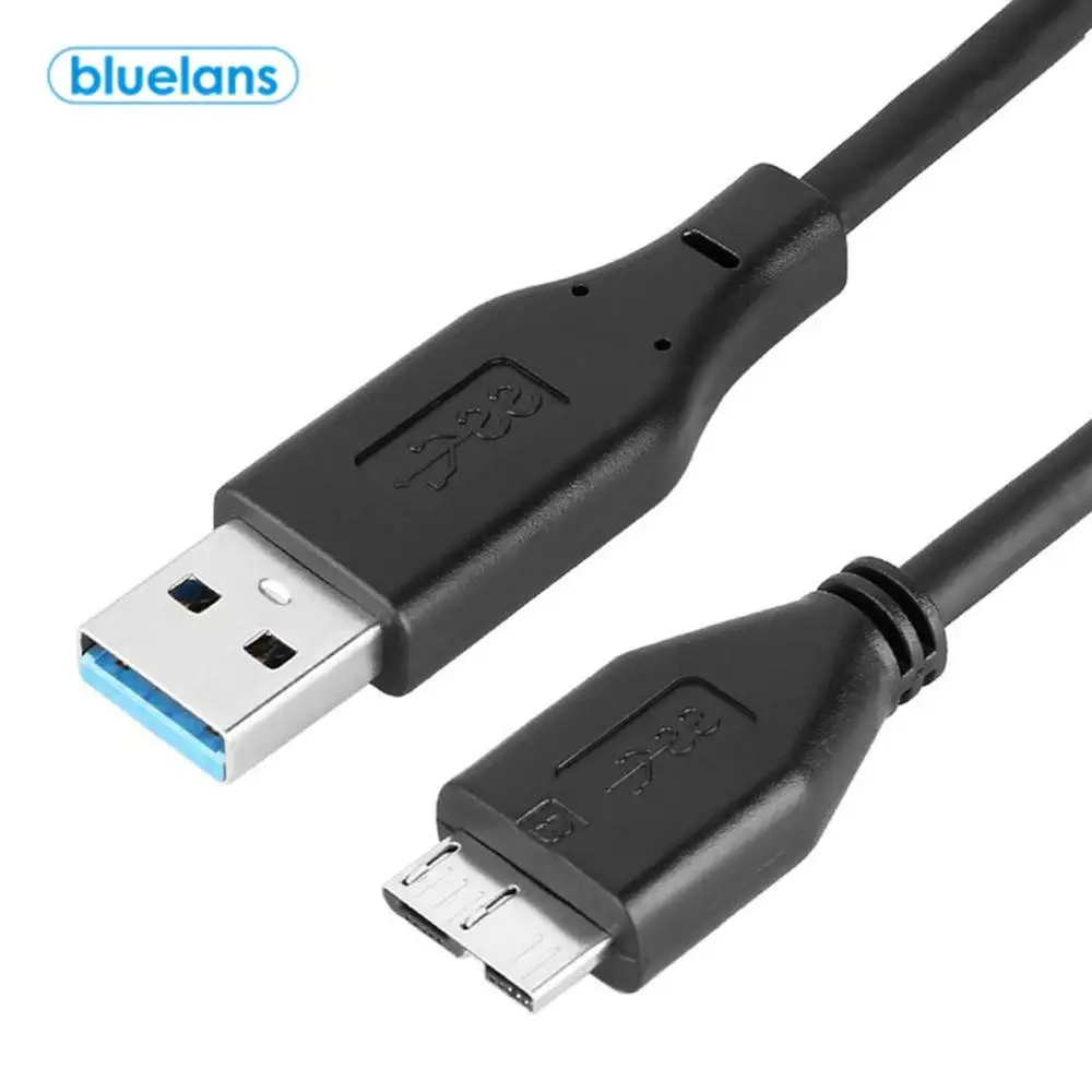 

0.4m USB 3.0 A to Micro B Male Adapter Converter Cable Data External for SSD HDD Mobile Hard Disk Converter Adapter Cord