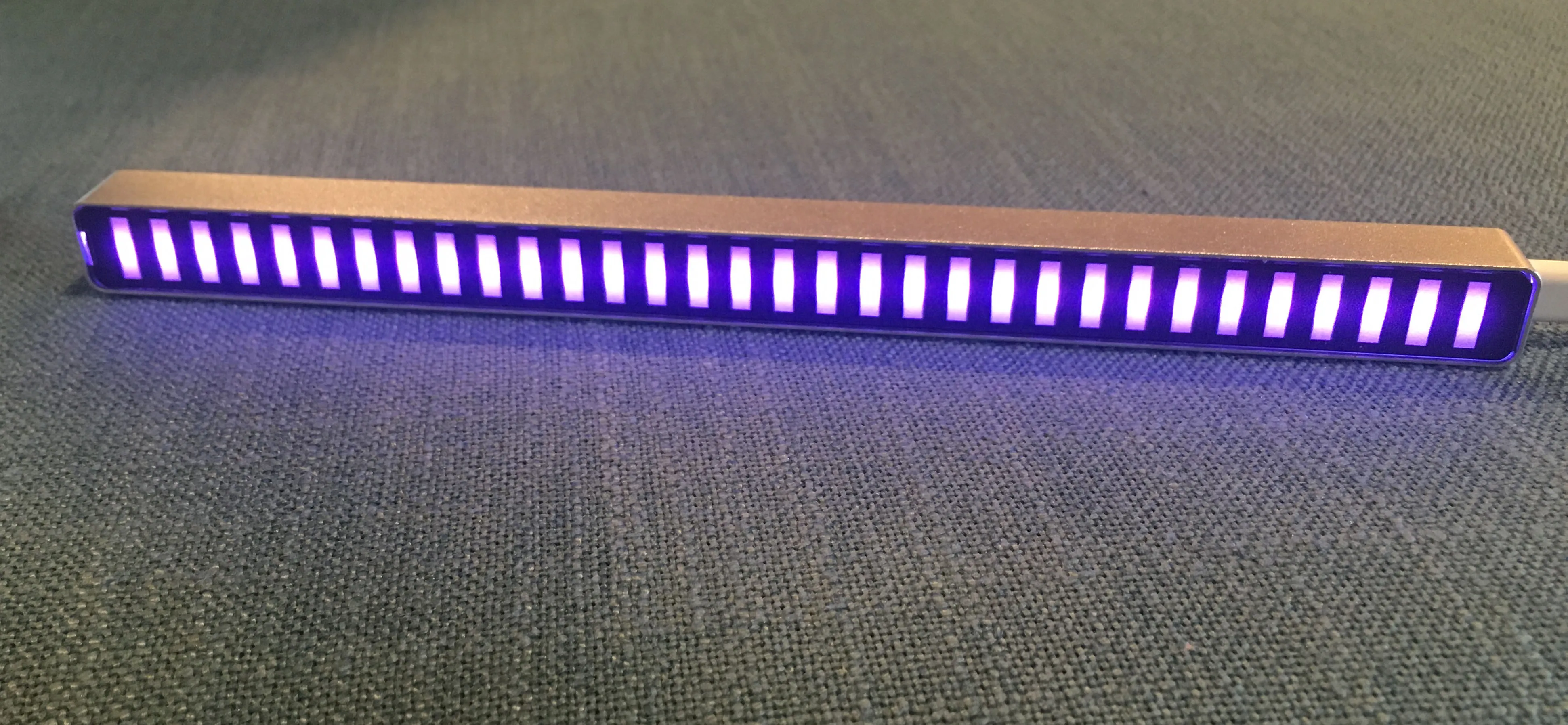 GHXAMP Car Level indicator Multicolor LED Music Spectrum 32-Bit Sound Control Home Level Light Bar Display Vehicle 5-12V