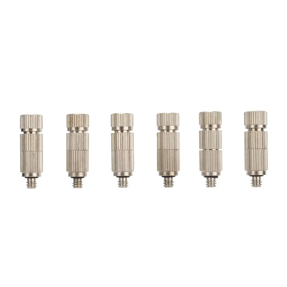 50 Pcs High Pressure Copper 3/16 Thread Ceramic Filter Atomizing Nozzles Garden Industry Irrigation Cooling Humidify Sprayers