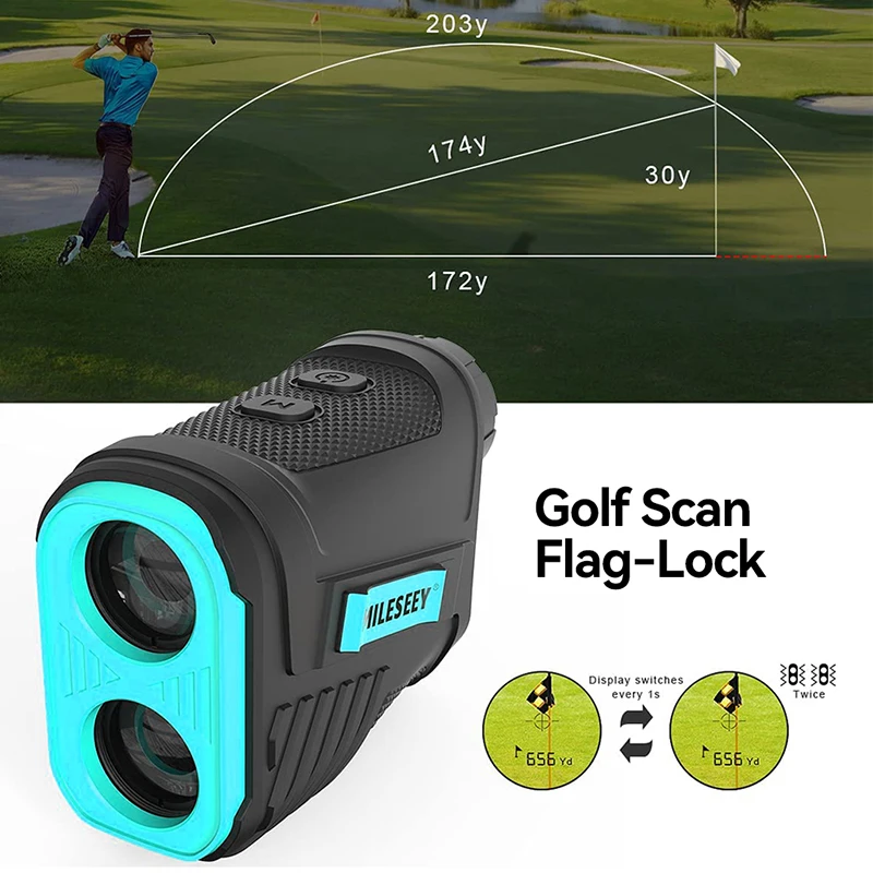 MiLESEEY PF280 PRO profession Golf laser rangefinder 600m telescope rechargeable Slope Adjusted Flag-Lock vibration