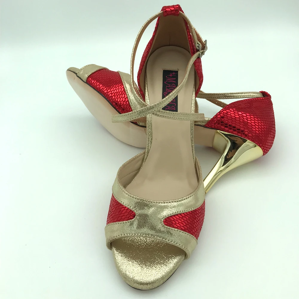NEW Argentina Tango Dance Shoes  Party Shoes Wedding Shoes  leather outsole T623405RGL 9cm heel 7.5cm available shipping free
