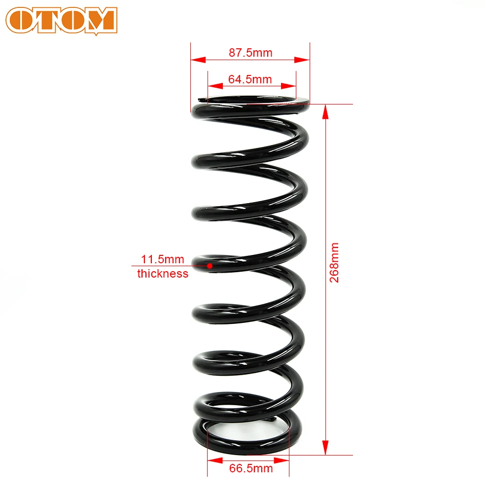 دراجة نارية اكسسوارات 268 مللي متر مانع الصدمات الخلفي الربيع تعليق التخميد لكاواساكي KX250F 2010-2018 KX450F 2010-2017 الدراجات #2