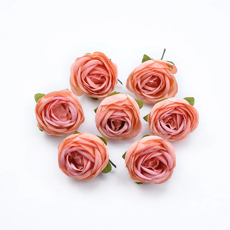 50/100 Stück Künstliche Blumen Seidenrosen Knospen DIY Geschenke Süßigkeitenbox Festival Dekoration Heimzimmer Hochzeit Brautaccessoires Ausverkauf – Detail 17