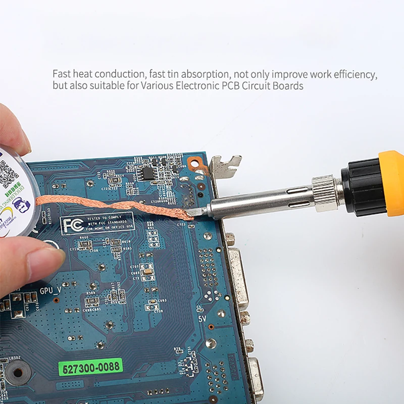 MECHANIC Desoldering Braid Desoldering Wick 1.0/1.5/2.0/2.5/3.0/3.5/4.0mm Solder Remover BGA Solder Wick Welding Tools