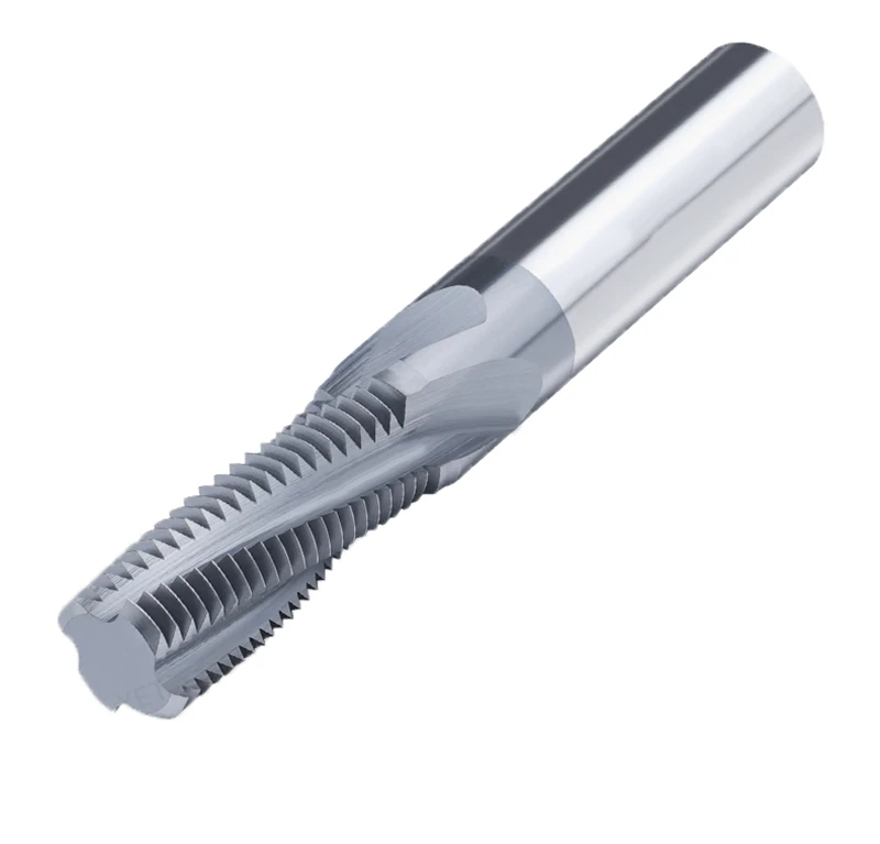 UNC UNF UNEF مطاحن نهاية الخيوط 1/4 "5/16" 7/8 "7/16" 3/4 "رقم 10-24 رقم 12-24 قاطعة المطحنة كربيد التنغستن الصلب Endmill