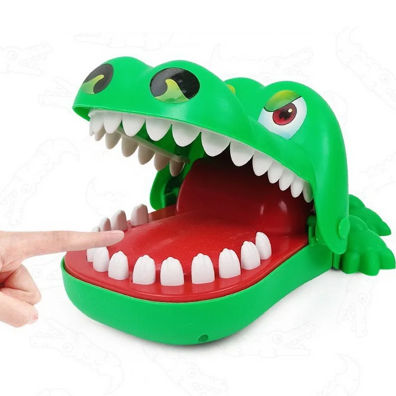 Crocodile Shark Funny Toy Creative Electric Mouth Bite Game Family Party Kids Toy Plastic Bite Dinosaur Christmas Gift