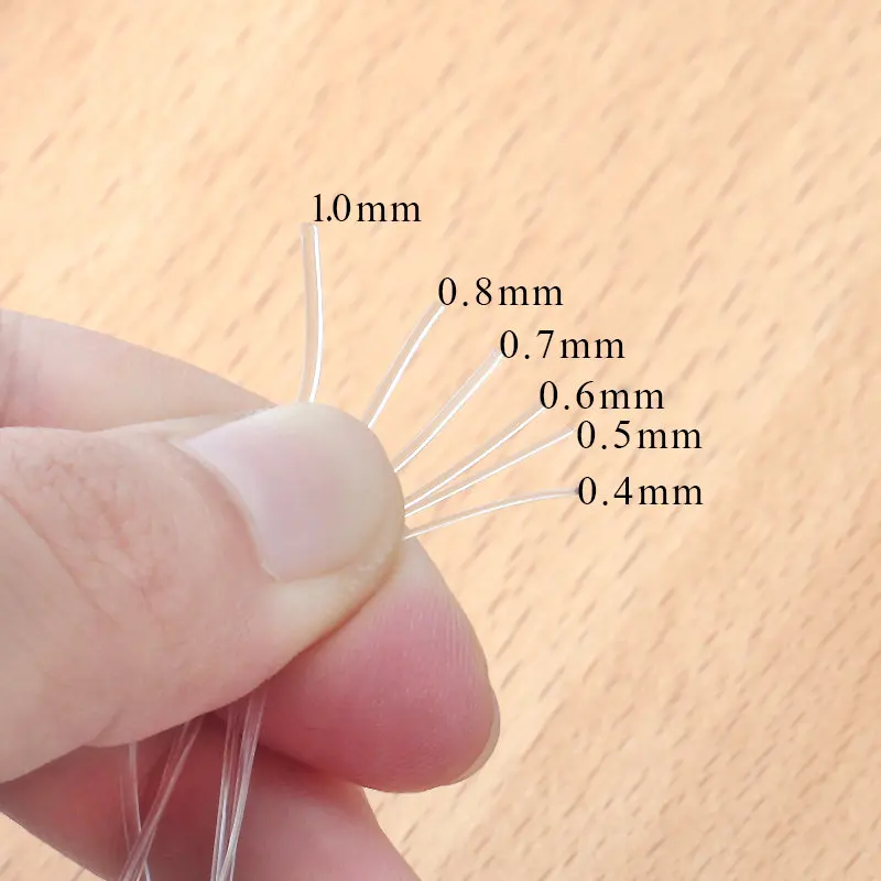 0.4-1mm Stretch Elastic Crystal Line Transparent Beading Rope String Cord/Thread DIY Handmade Bracelet&Necklace Accessories