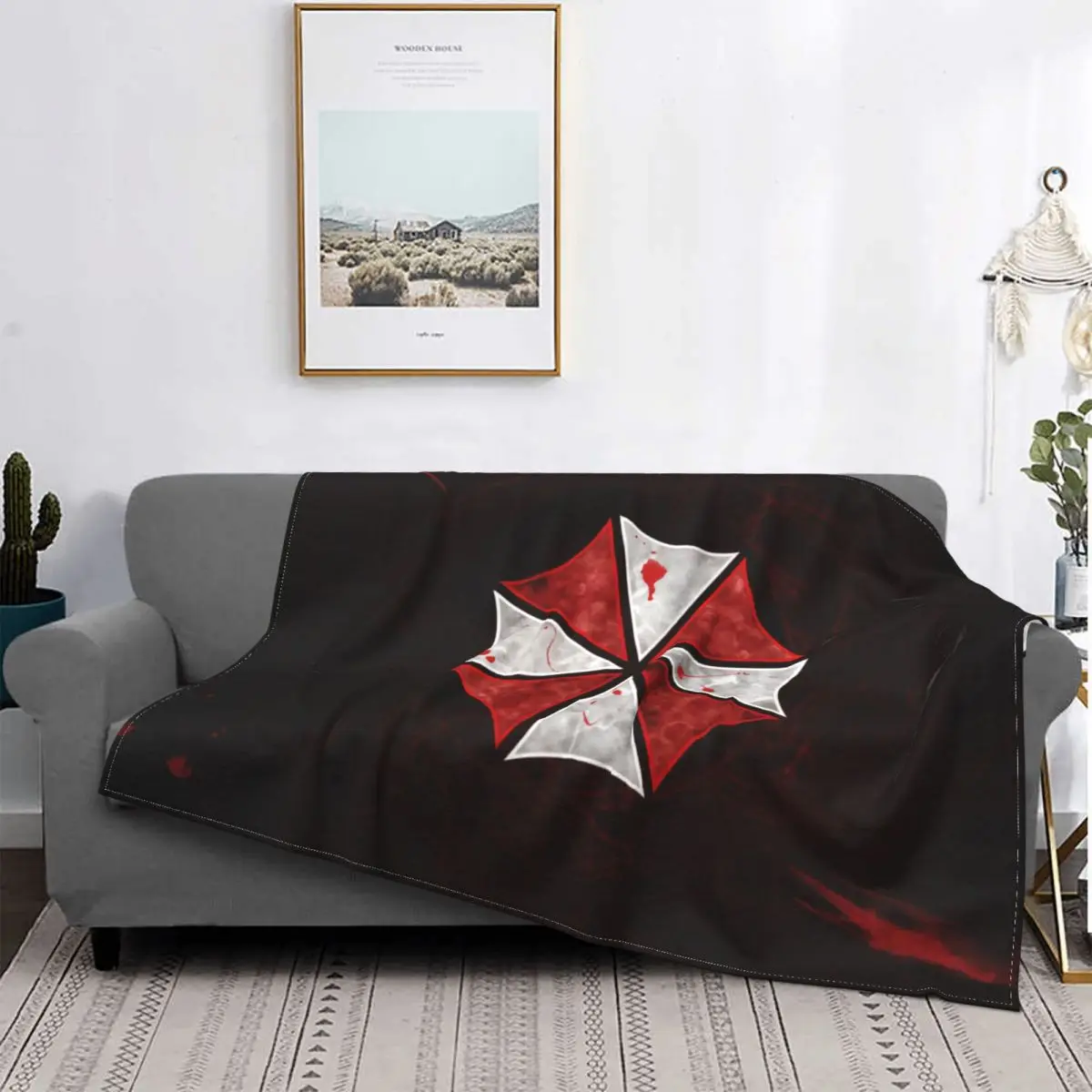 Umbrella Corps Military Tactical Flannel Throw Blankets Pharmaceuticals Corporation Blankets for Sofa Car Ultra-Soft Bed Rug