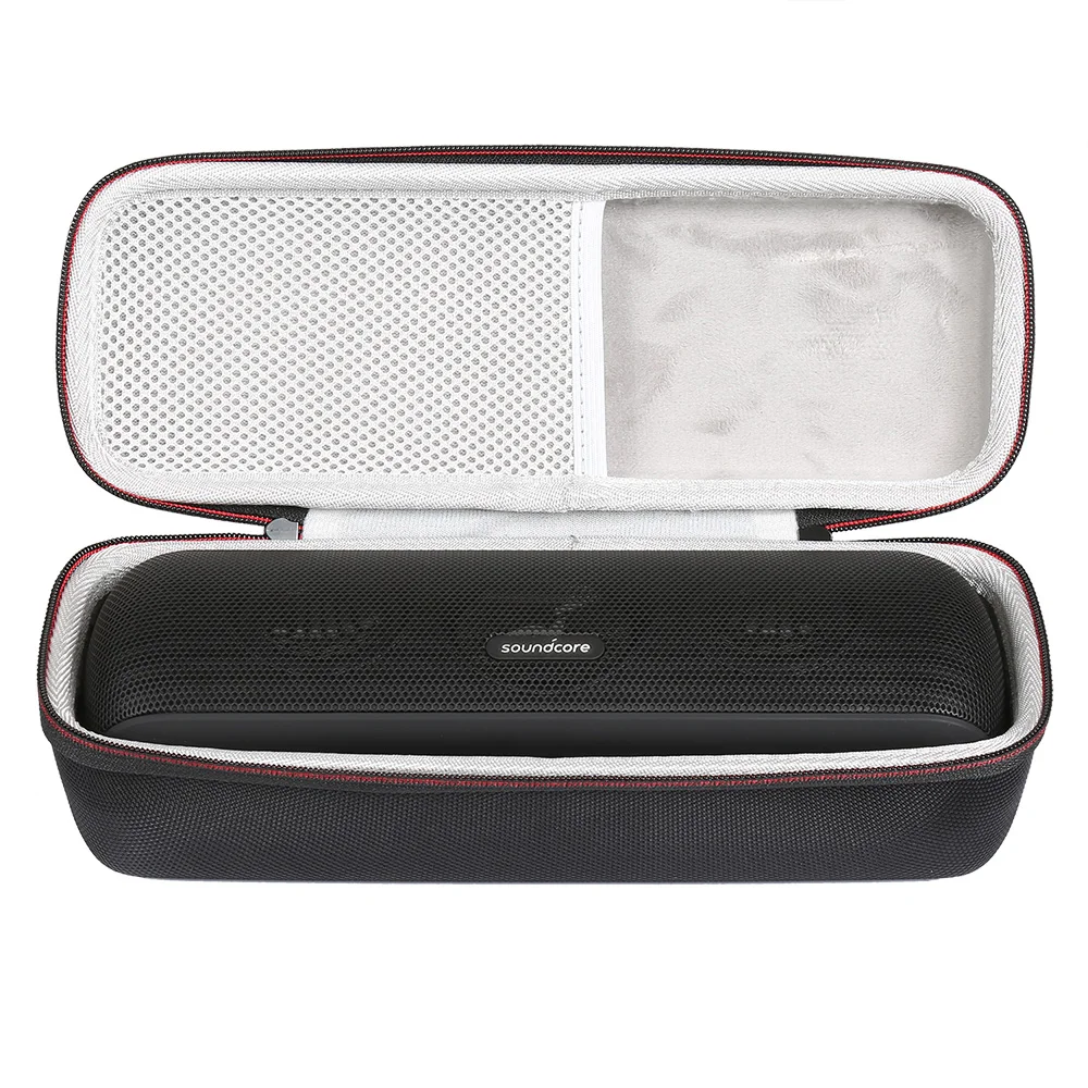 Portable Wireless Bluetooth EVA Speaker Case for Anker Soundcore Motion+ With Mesh Dual Pocket Audio Cable Carrying Travel Bag