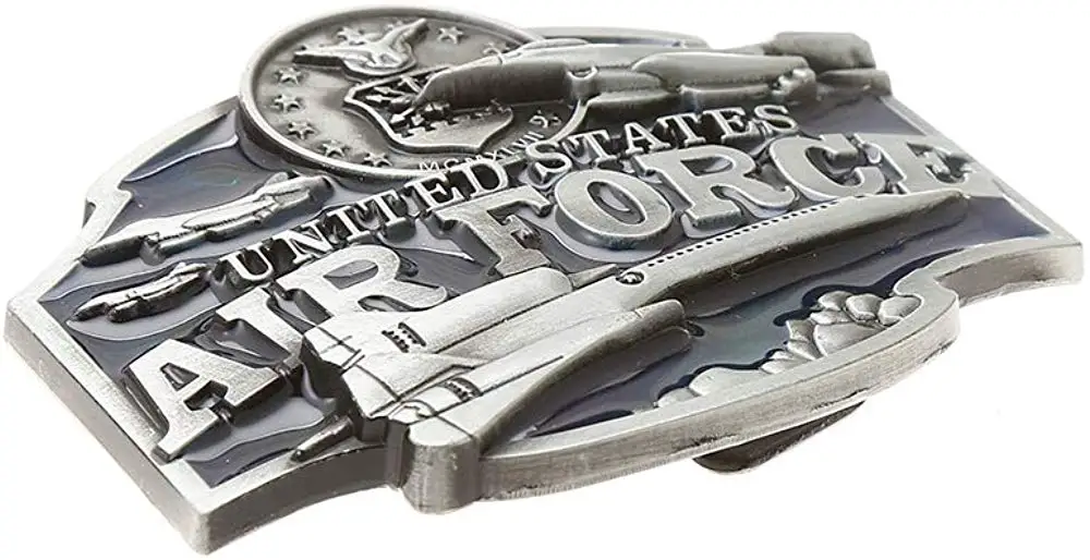 Air force belt unite states buckle for man western cowboy buckle without belt custom alloy width 4cm