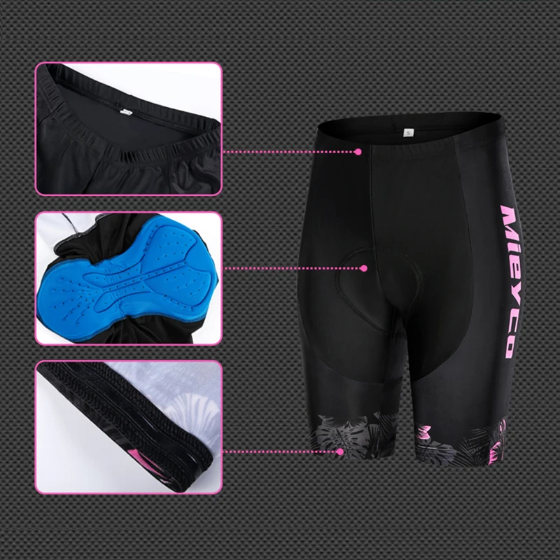 Damen-Fahrradbekleidung Mountainbike-Trikot Shorts Damen-Rennrad-Shorts und T-Shirt Jumpsuit Radsportanzug MTB – Detail 7
