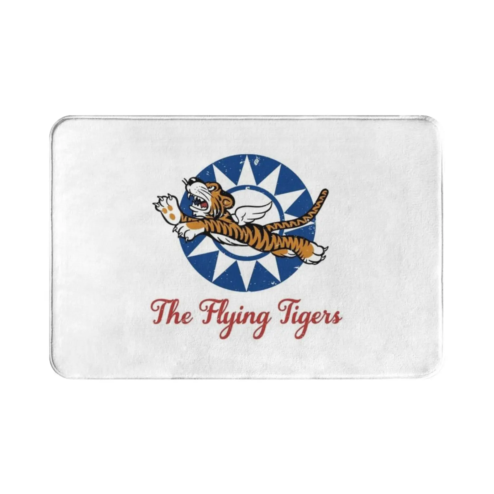 The Flying Tigers Patch Carpet Mat Rug Cushion Soft Military Army Airforce Tiger Ww2