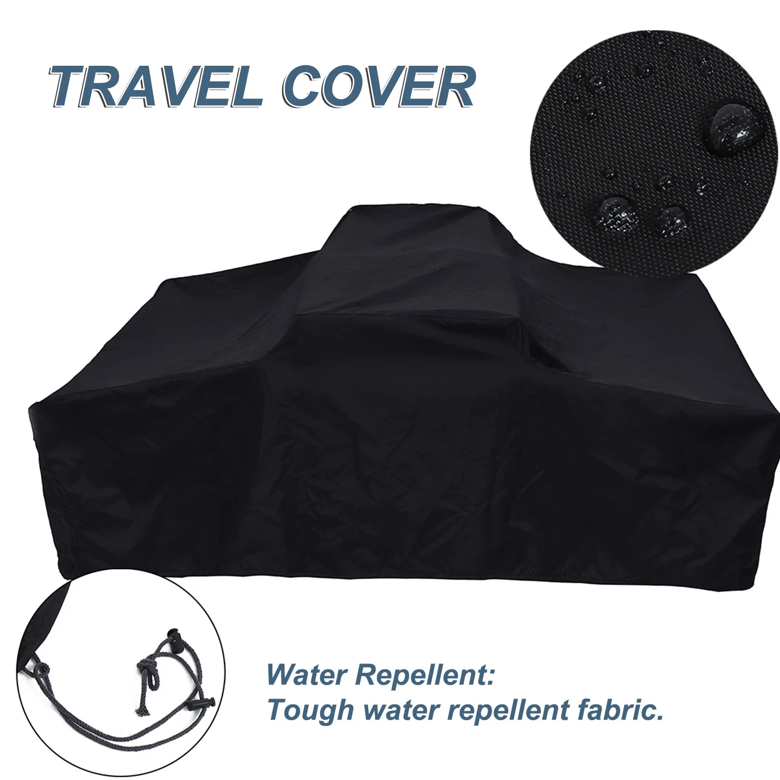 Waterproof Car Covers Outdoor Sun Protection Cover 210D Oxford Travel Car Tent Protector Black Camping Car Cover