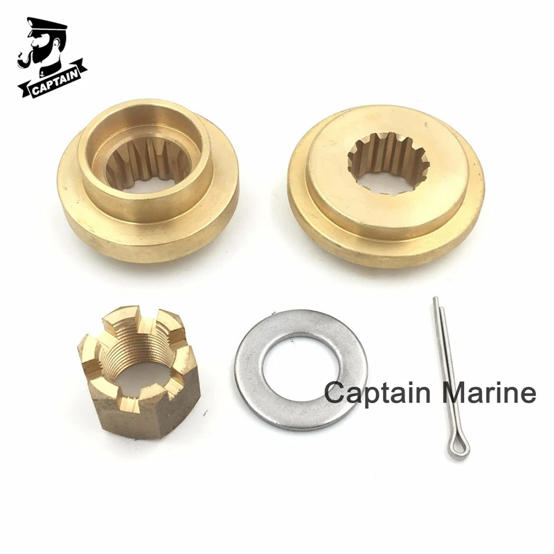 40-65HP Hardware Kit Thrust Washer/Spacer/Nut/Cotter Pin for Suzuki Outboard Propeller DT40 DF40 DF50 DT55 DT60 DF60A DT65