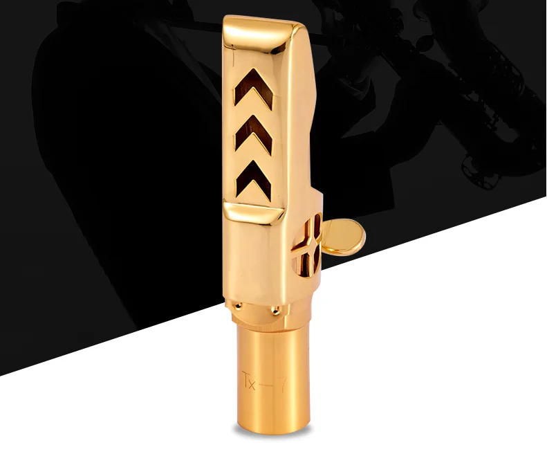 Musical Instruments Metal Nozzle With Cap Professional 5C/6C/7C/8C Practical Tone Alto Sax Saxophone Mouthpiece Accessories