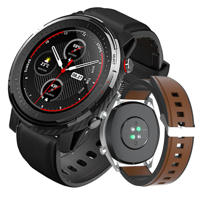 Leder Handgelenk Band Strap für Samsung Galaxy Uhr 46mm SM-R800/Galaxy Uhr 42 SM-R810 mm Smart uhr