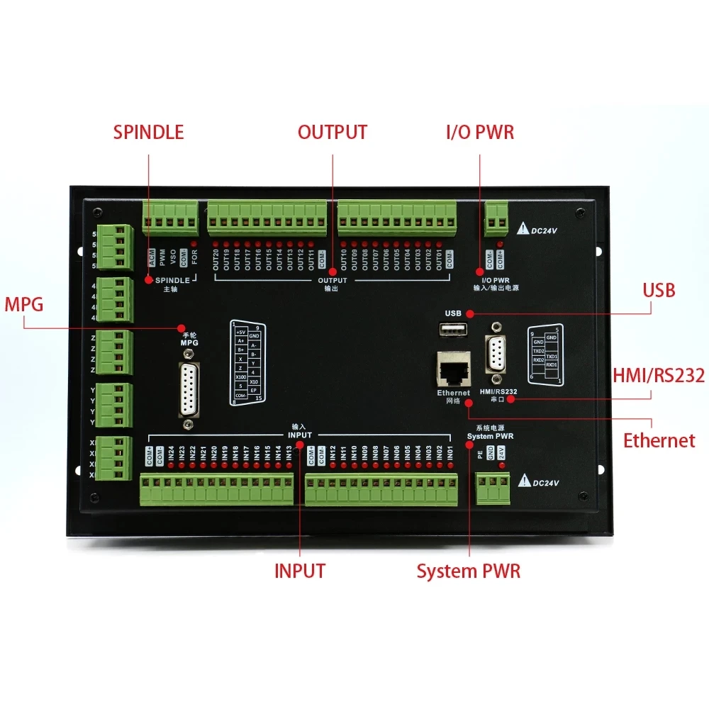 M350 3/4/5 Axis high precision Cnc engraving machine Motion Controller 1MHz pulse G-Code U-disk, Support ATC Controller