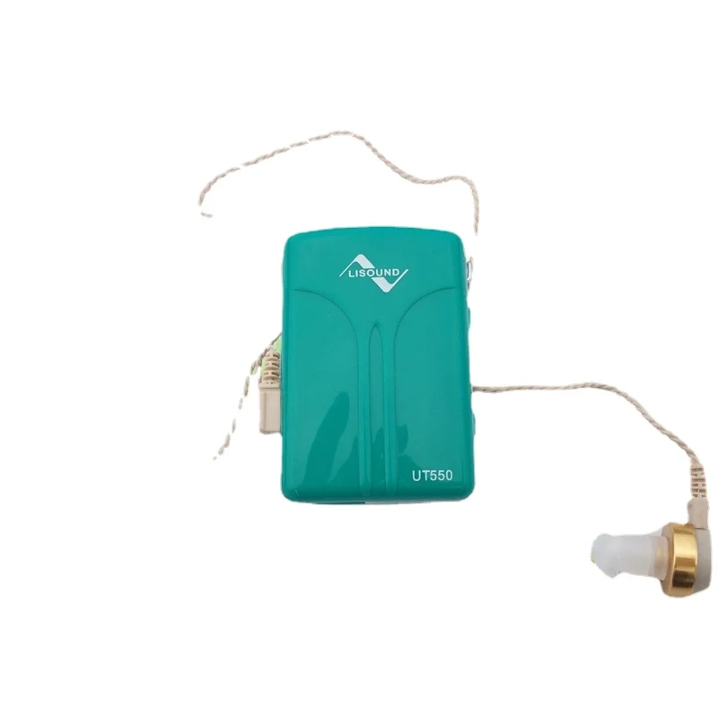 Hearing Aid Ut550 Elderly Deaf Ear Back with Wire Box Hearing Aid Sound Amplifier