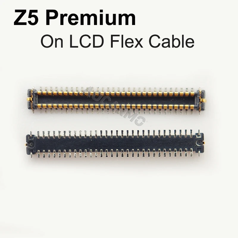 Aocarmo LCD Display Flex Cable FPC Male Female Connector Plug On Motherboard For Sony Xperia Z5 Premium Z5P Plus E6883/53/33