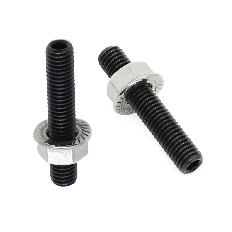 2/4/6pcs Heavy Duty Chromoly Exhaust Manifold Studs Nuts Bolt For YAMAHA YFZ450 YFZ 450 YFZ450R YFZ450X ATV Accessories