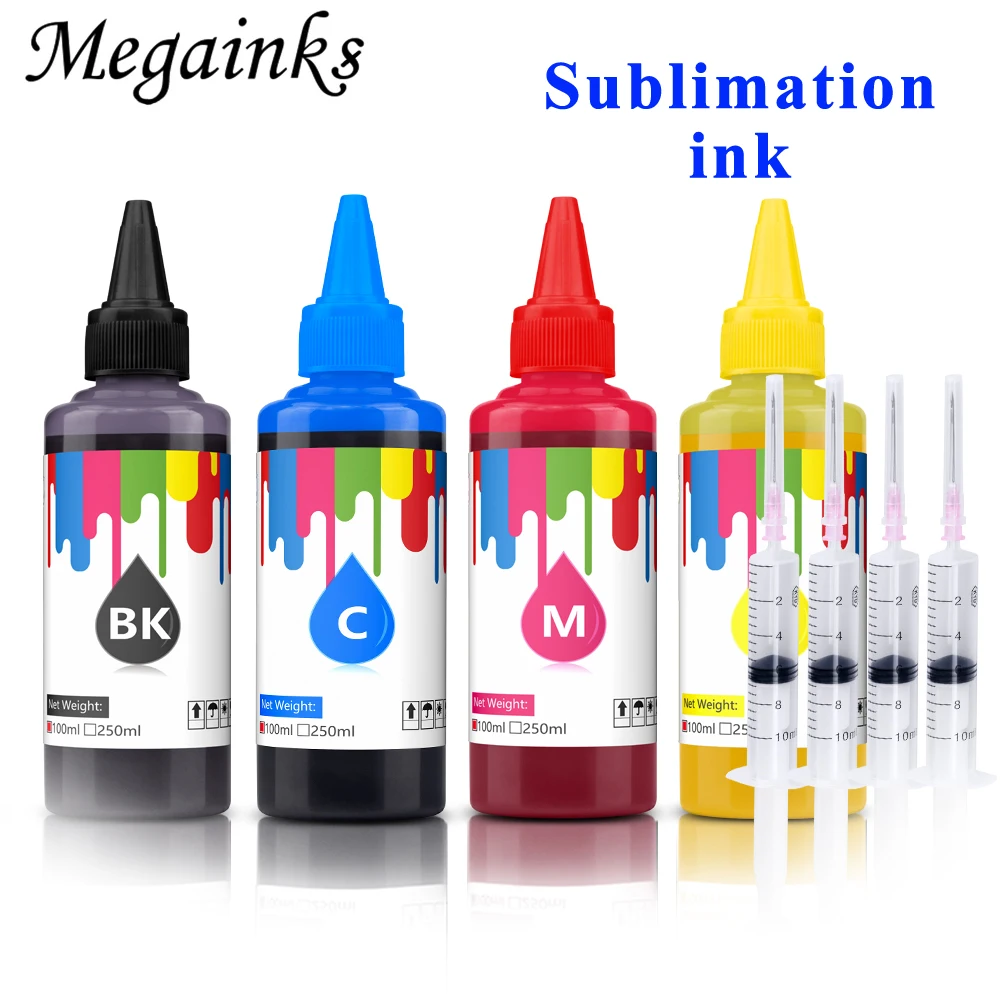 

100ML 4pcs T49M1 T49M2 T49M3 T49M4 T49N1 T49N2 T49N3 sublimation ink for Epson SC-F500 SC-F530 SC-F570 F-Series desktop printer