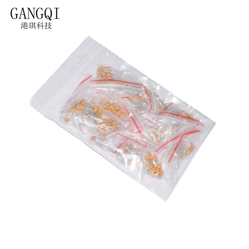 18values*10pcs =180pcs Monolithic Ceramic Capacitor 20pF~1uF,ceramic capacitor Assorted Kit