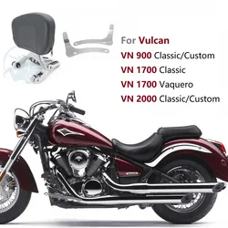 Motorcycle Adjustable Driver Rider Backrest Sissy Bar for Kawasaki VN900 VN1700 VN2000 Classic Custom Vulcan 900 1700 2000